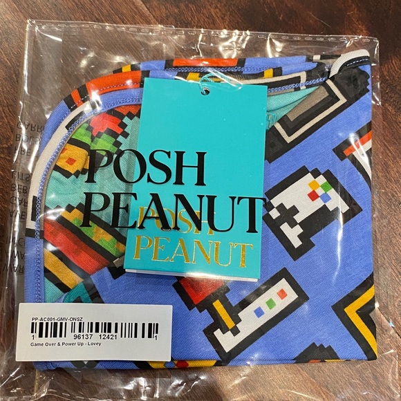 Posh Peanut Bamboo Game Over & Power Up Lovey NWT - Picture 1 of 2